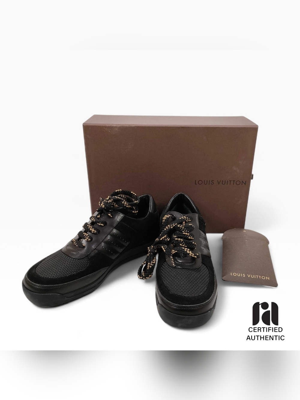 Louis Vuitton Black Men's Low-Top Sneakers